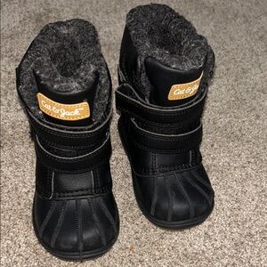 Cat & Jack Black Kids Winter Boots